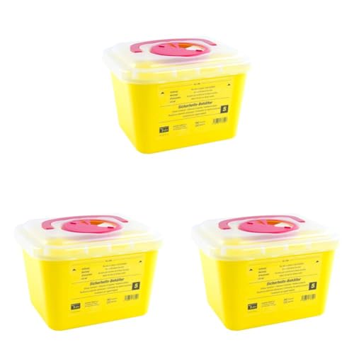 Teqler T-314115 Kanülensammler, 5 L (Packung mit 3)