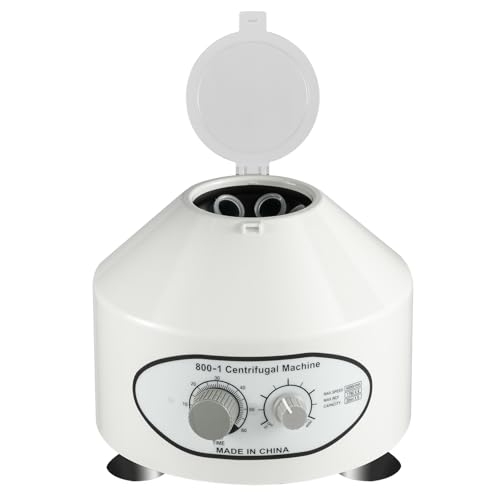 Laborzentrifuge 0-4000rpm Kleine Elektrische Tischzentrifuge 6x20 mL Blutplasma Mikrozentrifuge für Trennung von Proben Qualitative Analyse
