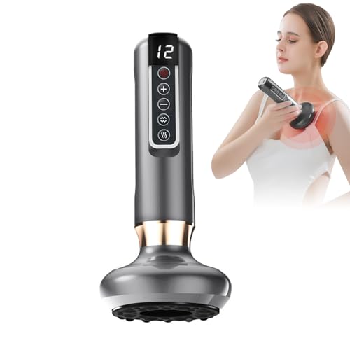 Horuili® Cellulite-Massagegerät, Schröpfgerät zur Reinigung der Meridiane, Cellulite-Gerät, Verstellbarer Body Shaper für den Bauch, Varially Anti Cellulite Massager (grau)