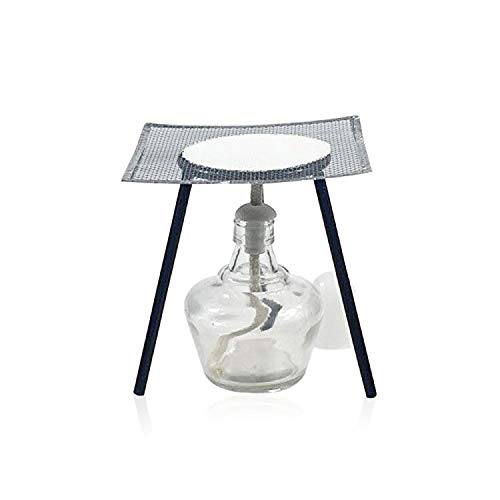 Sourcemall Alkohol Lampe Set Alkohol Brenner und Ständer Kit inkl. Alkohol Lampe, Stativ, Pad