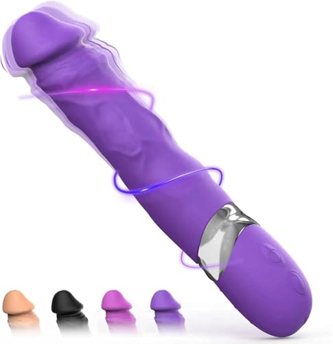 FIDECH Realistische Vibratoren für sie, AV Dildo Vibrator mit 7 Vibrationsmodi, Silikon Sexspielzeug für Frauen, Masturbation Stimulation, Erotik Sexspielzeug für Frauen und Paare