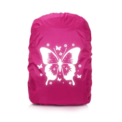 Regenschutz Rucksack, 35L Regenschutz Schulranzen, Reflektierender Rucksack Überzug Wasserdicht, Regenüberzug Rucksack, Reflektor Rucksack Cover, Backpack Rain Cover für Jungen Mädchen Schulanfänger