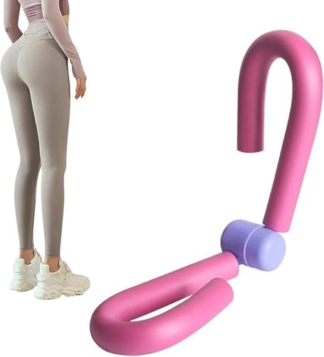 Oberschenkeltrainer, Armtrainer, Oberschenkeltoner, Armtraining, Beintrainer, Multifunktions-Sportgerät für Home-Gym-Yoga, Pink