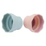 Cyrank Wasserbecher für Pinsel, Wasserfarbkasten, 2 Stück Pinselbecher, Faltbarer Wasserbecher Für Wasserfarben, Silikon, Wascheimer, Pinselhalter, Reiniger Für Aquarell-Acryl-Ölgemälde