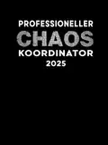 Professioneller Chaos Koordinator Kalender: XXL Planer A4 I 1 Tag 1 Seite + Weitere Extras I 400 Seiten I Tagebuch I Terminkalender I Office Planer I Kalenderbuch I Schwarz