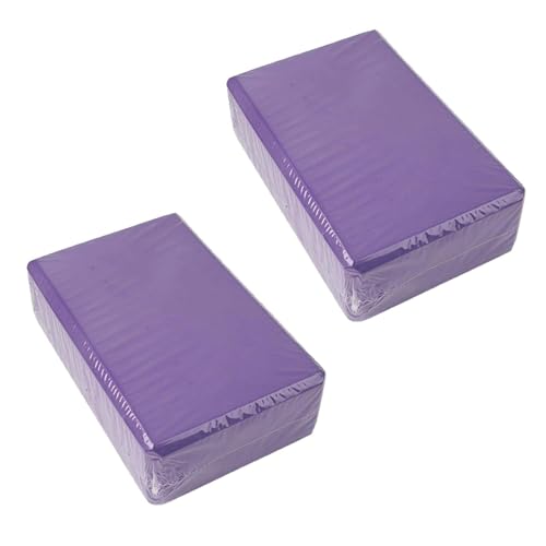 Yoga Blöcke 2er Set, Hochdichte EVA Schaumstoff Yogaklotz Fitness Klotz, Yoga Klötze Yogablock für Yoga und Pilates, Meditation, Entspannung & Dehnhilfe, Yoga Würfel für Anfänger Fortgeschrittene