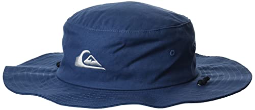 Quiksilver Herren Bushmaster Sun Protection Floppy Visor Bucket Hat Sonnenhut, Indische Tinte, S-M