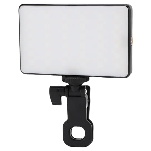 LED -Videolicht, 3000 -mAh -wiederaufladbare Fotografie -Beleuchtung, RGB Dimmable Camera Light, Kleines LED -Panel -Video -Licht -Füllung Licht für Videoaufnahmen,