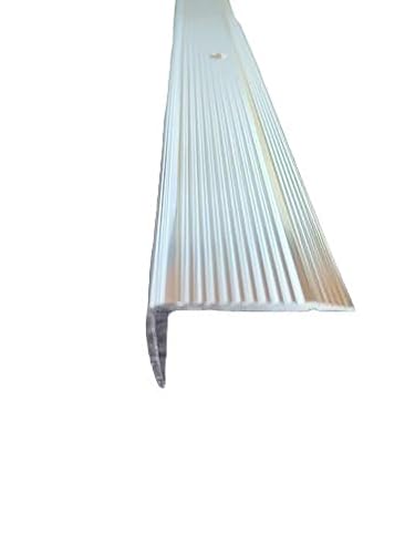 0,8 m / 80 cm Treppenprofil Längen von 50 bis 190 cm Trittleiste Treppenabschluss Kantenprofil Trittkante Winkelprofil - (2 Stück)