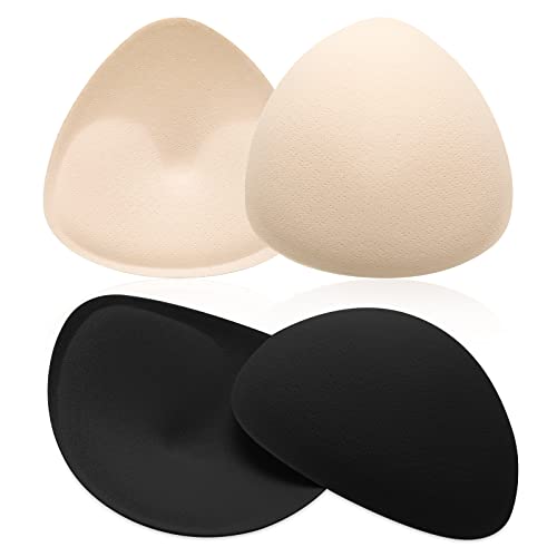 WLLHYF 2 Paar Triangel-BH-Pads-Einsätze BH BH-Einlagen BH Einlagen BH Einlagen Push Up BH Pads Brust Pads Push Up Pads Herausnehmbare Sport-BH-Pads Verwendet für Bademode Bikinis