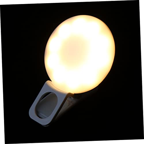 Gadpiparty LED Ringlicht für Einstellbares Fotolicht mit Helligkeitsmodi Tragbar USB Betrieben für Live Streaming Videokonferenzen Make Up