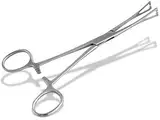 Piercing Klemme Zange Dreieckig offen mit Innenzahnung