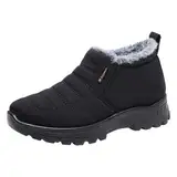 Damen Stiefeletten Boots, Damen Winterstiefel Stiefeletten Boots Winterboots Winter Boots Damen Gefüttert Freizeitschuhe Ankle Boots Snow Boots Hausschuhe Winterschuhe für Herbst Winter Outdoor