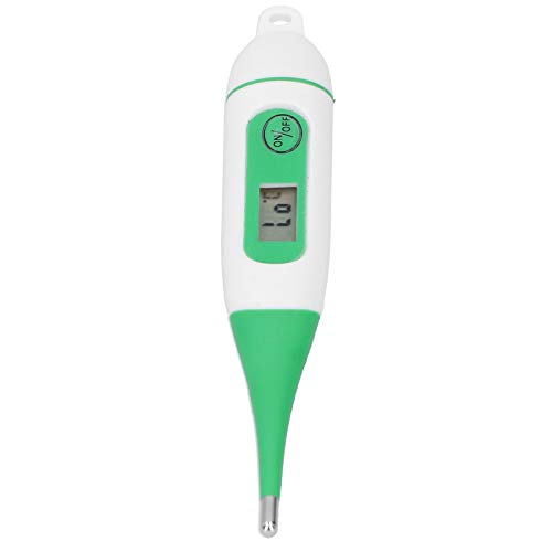 Haustier Fieberthermometer, Digital Fieberthermometer für Pferde Rinder Haustierthermometer Wasserdichtes Tier Thermometer mit LCD-Bildschirm für Schweine Schafe Rinder Hunde Katze