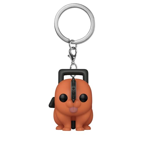 Funko Pop! Keychain: CSM - Pochita - Chainsaw Man - Neuartiger Schlüsselanhänger - Vinyl-Minifigur Zum Sammeln - Strumpffüller - Geschenkidee - Offizielle Handelswaren - Anime Fans - Minifigur