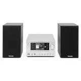 TechniSat VIOLA 710 CD IR - kompakte Hi-Fi-Anlage (Internetradio, DAB+, UKW, CD-Player, Bluetooth, 2x 20 Watt RMS Stereo-Boxen, Kopfhöreranschluss, Wecker, Sleeptimer, Kompaktanlage, Fernbedienung)