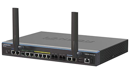 LANCOM 1906VA-4G (EU, over ISDN), Dual-VDSL-VoIP-Router, 2xVDSL2-Vect.Modem, 1xDual-SIM LTE-Adv., 1xSFP/TP, 1xWAN-Eth., 2xISDN S0 (TE/NT+NT), 4xAnalog