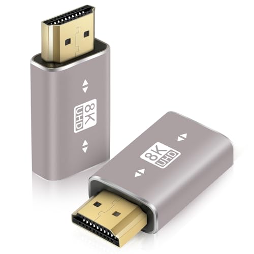 AXFEE Mini HDMI Adapter - 2-Pack HDMI 2.1, 8K@60Hz /4K@120Hz /2K@1080p, ideal für Laptop & HDTV