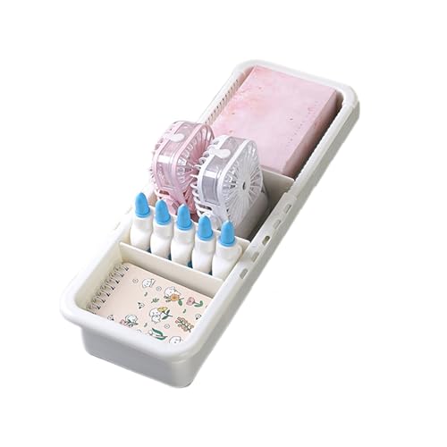 Küchenschubladenorganisator, Schubladenorganisator Mülleimer | VaLity Storage Tably Kühlschrank Organizer - Teleskopschubladen -Trenner Pantry Food Lagers Rack, Eitelkeitsbehälter für Badezimmer und K
