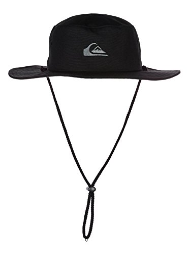 Quiksilver Herren Bushmaster Sun Protection Floppy Visor Bucket Hat Schlapphut, schwarz, Einheitsgröße