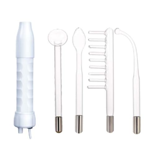 Joskeijky Hochfrequenz-Hauttherapiegerät Handgefertigt Aus Kunststoff+Glas+Metall Zur Behandlung Von Akne, Hautstraffung und Faltenreduzierung, EU-Stecker