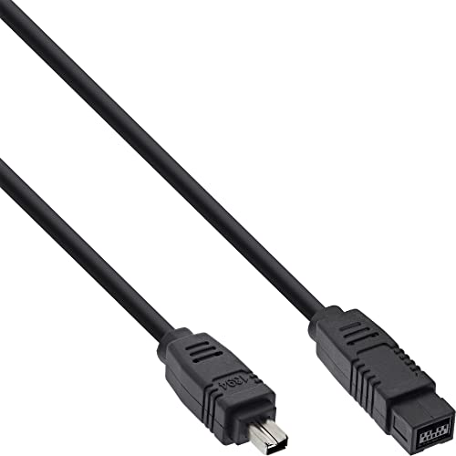 InLine FireWire Kabel, 4pol/9pol Stecker / Stecker, 1m