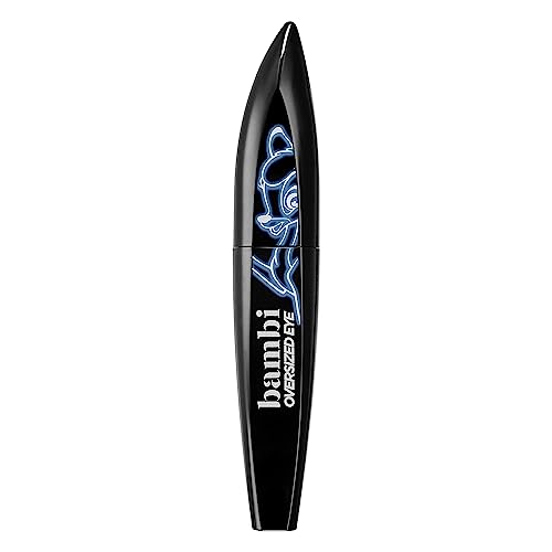 L'Oréal Paris Mascara, Wimperntusche für Bambi-Augen mit Wimpernlifting-Effekt, Sichtbar mehr Länge und Volumen, False Lash Bambi Eye Oversized Mascara, Schwarz, 1 x 8,9g