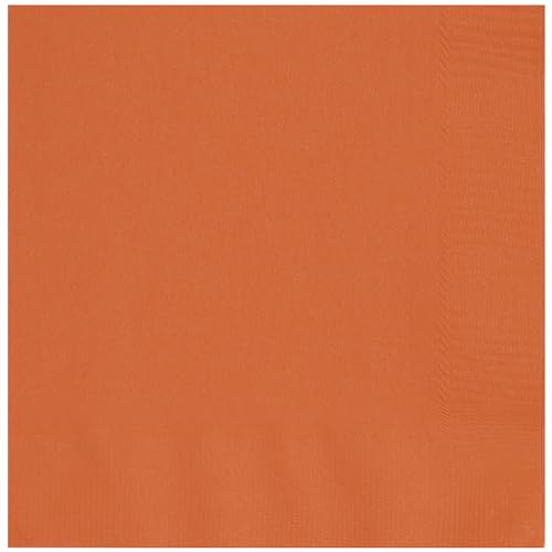 Unique 80771 Papierservietten – 13 cm – Orange Farbe– 20 (1 Stück)