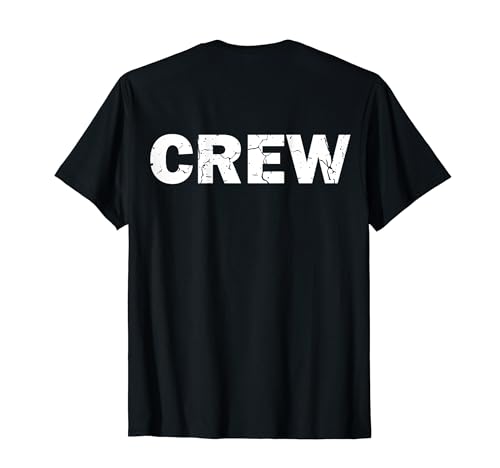 CREW Tshirt Für Lichttechniker Staff Security Tontechniker T-Shirt