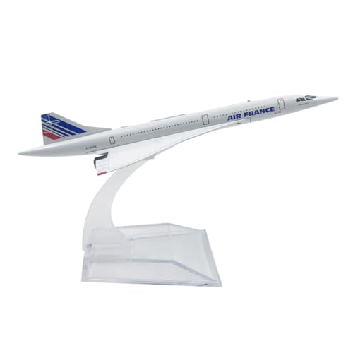 SUNSK Flugzeug Modell Legierung 1/400 Skala Diecast Flugzeugmodell Air France Concorde Flugzeug Modell Miniaturmodelle Sammlung Geschenk