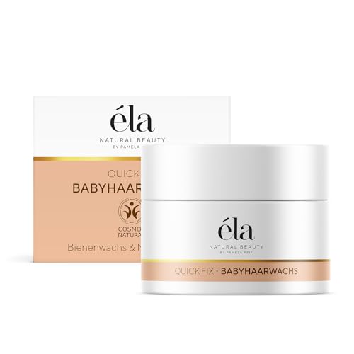 éla Natural Beauty Babyhaarwachs Quick Fix - Natürliches Haarwachs entwickelt mit Pamela Reif - Mit Bienenwachs & Bio-Mangobutter - 1 x 20 ml