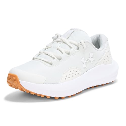 Under Armour Damen Surge Golf Cleat Sneaker, (114) White Clay/White Clay/White, 39 EU
