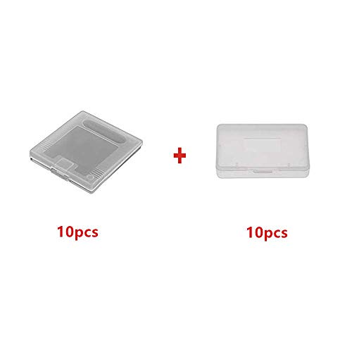 RUITROLIKER 10PCS Spiel Patrone Schutzhülle für Game Boy Color GBC&10 Pcs GBA cartridge case