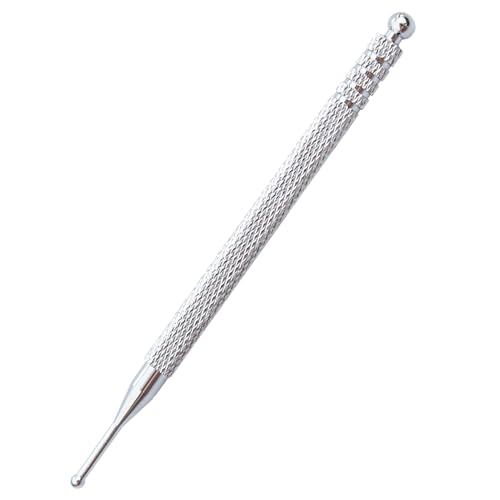 Akkupressurstab,Akupunktur Stift,Akupressur Stift,Akkupressur,Länge 10 cm Kugel Ø 2/5 mm,Multifunktional für Massage,Meridianstift Akupressur Stab, Akupressurstift Massage Stift Edelstahl
