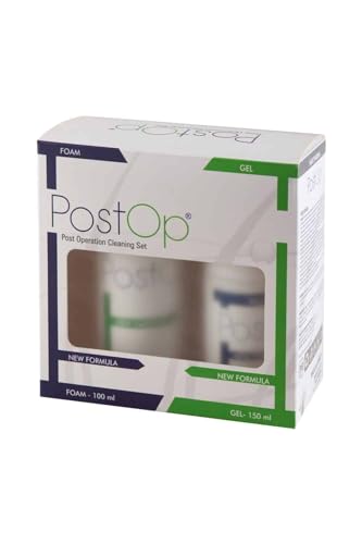 PostOp Kit nach der Haartransplantation, Shampoo + Schaum, speziell für die Nachpflege entwickelt (Haartransplantation – Operation FUE und FUT).