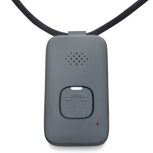 Medical Alert Mobiles System – wasserdichte tragbare Hilfe-Taste mit GPS-Ortungsdienst – Hilfe auf Knopfdruck rund um die Uhr ohne Mobilfunkvertrag erforderlich