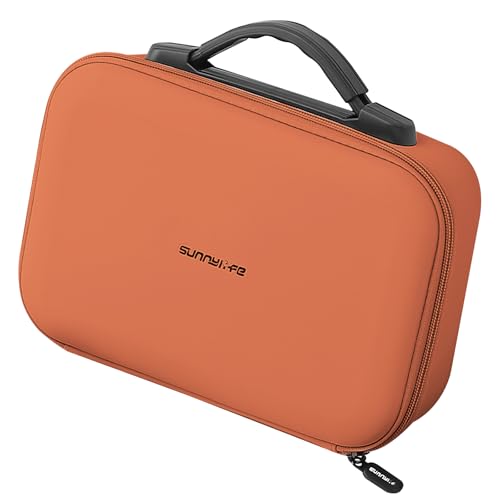 FPVtosky Tragetasche für DJI Neo, Tragbare Reisetasche für DJI Neo Drohne Aceessories (for DJI Neo Fly More Combo, Orange)