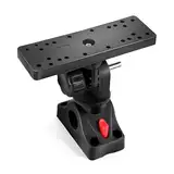 byhsports Fischfinder für Boot, 360° Verstellbare Fischfinders Mount Boot, Mounts Mounting kit, Universelle Marine Elektronische Halterung für Boot, Kanu, Kajak