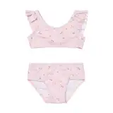 Little Dutch CL46453711 Bikini mit Volants/Rüschen - Little pink Flowers rosa (Gr. 86/92)