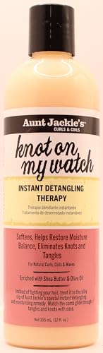 Aunt Jackie's Knot On My Watch Instant Detangling Therapy 355 ml (Pack of 2) by Aunt Jackie more tools