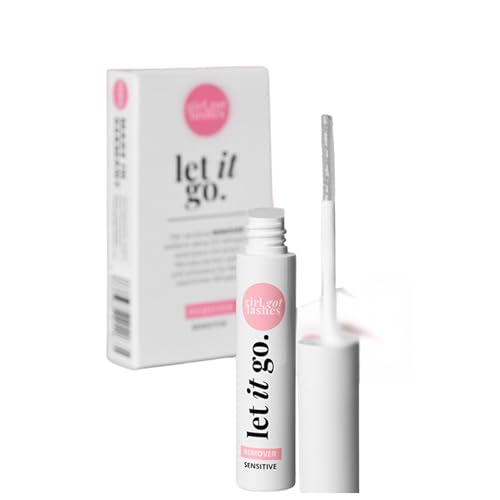 GirlGotLashes Let it go Remover Sensitive – Entfernung von DIY-Wimpernextensions – Sanft & Effektiv – Hautfreundlich & Schonend