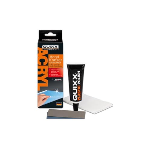 QUIXX Acryl Kratzer Entferner zur Reparatur von Kratzern auf Acryl- und Plexiglas-Oberflächen, 50g