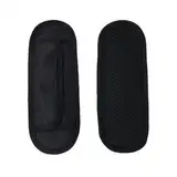 OUDQFCJ 2 Pcs Schwarz Universal Schulterriemenpolster Ersatz Schulterpolster Luftkissen Schulterentlastung 24 * 8cm