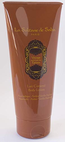 La Sultane de Saba - Körperlotion Patschuli Vanille Bernstein, 200ml - Reisen Sie auf der Spice Road - Ayurveda-Behandlung