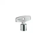 GROHE Steckschlüssel (Mehrfachverzahnung, 11 mm, für Oberteile 3/4", 1" oder 5/4"), chrom, 02276000