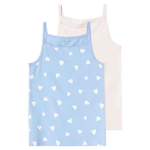 Name It Serenity Heart Sleeveless Base Layer 2 Units 9-10 Years