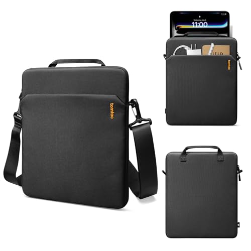 tomtoc Tablet Tasche für 11 Zoll iPad Pro M4 OLED 2024, 11 Zoll iPad Air M2 2024, 11 Zoll iPad Pro M2&M1, iPad Air 5/4, iPad 10/9, Schultertasche Tragetasche mit Griff, passt Magic/Smart Keyboard