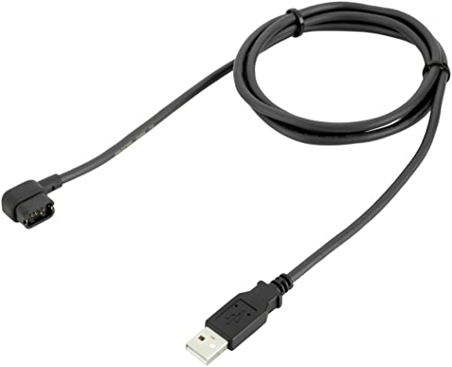 Shimano Unisex – Erwachsene Iewec300A USB-Ladekabel, Schwarz/Silber, Einheitsgröße