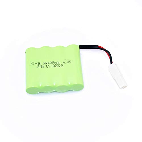 EFASO Akku 4,8V 400 mAh NI-Mh passend für Mini Tamiya Stecker für Double Eagle RC Gabelstapler E521
