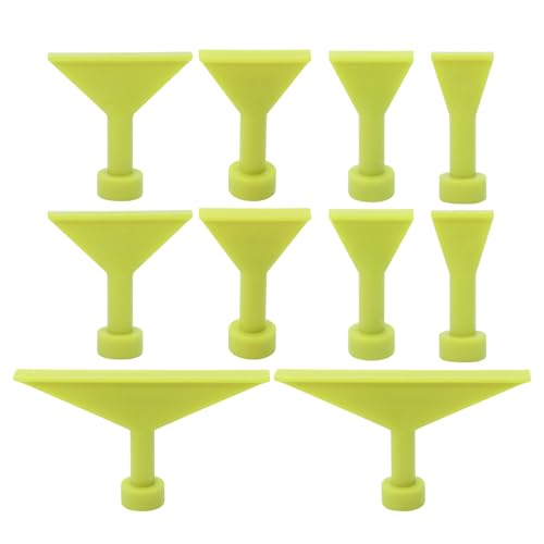 Auto Dent Puller Tabs, Dent Puller Tabs für Autos | 10-Pieces Keine Farbe Ziehung Kleberlaschen | Autokörper Hagelstone Schaden Reparaturen für Fahrzeugtüren und Kapuzen, Motorräder, Haushaltsgeräte